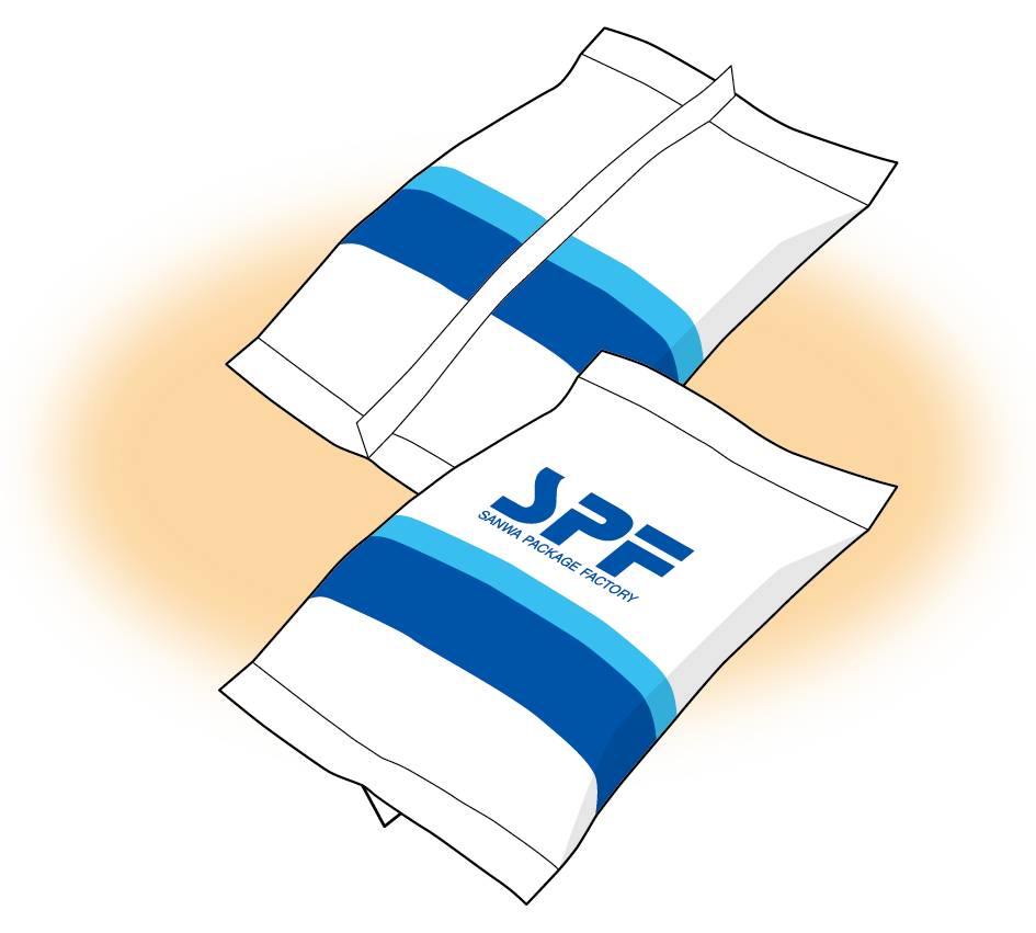 合拳袋（背貼袋）